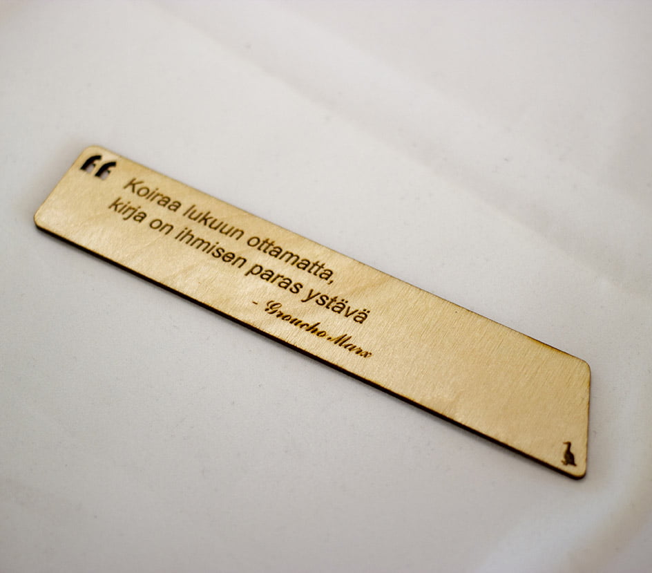 Puinen kirjanmerkki - Image 4