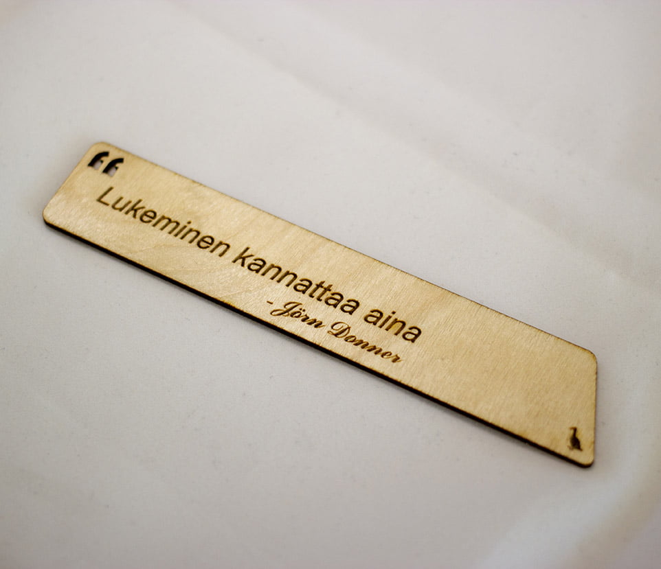 Puinen kirjanmerkki - Image 5