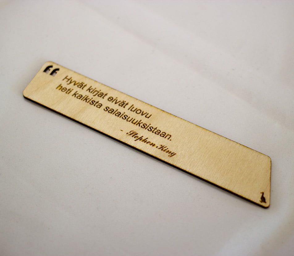 Puinen kirjanmerkki - Image 2