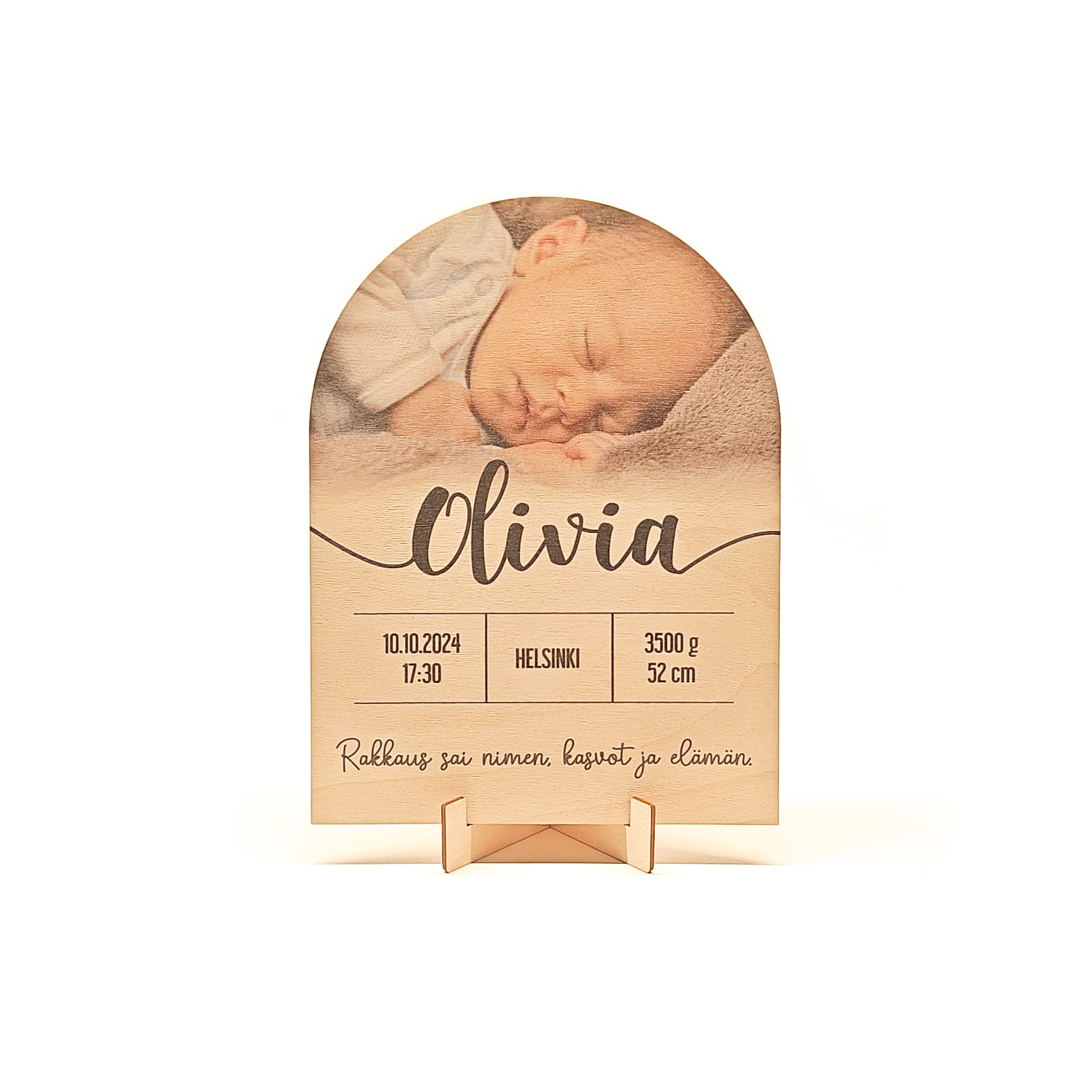 Syntymätaulu kuvalla - Image 3